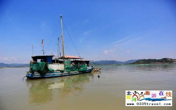 東戴河北戴河南戴河出海打漁看日出